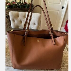 Tory Burch Emerson Canvas LeatherTote bag